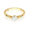 Złoty pierścionek "Rosie" z brylantem 0,50ct W0543