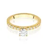 Złoty pierścionek "Florence" z brylantami 0,64ct W0546