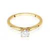 Złoty pierścionek "Nena" z brylantami 0,46ct W0547