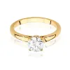 Złoty pierścionek "Nena" z brylantami 0,76ct W0547