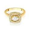 Złoty pierścionek "Suzan" z brylantami 0,68ct W0548