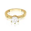Złoty pierścionek "Hannah" z brylantem 0,70ct W0563