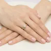 Złoty pierścionek "Hannah" z brylantem 0,70ct W0563