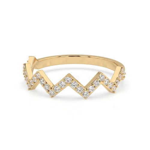 Złoty pierścionek z brylantami 0,264ct 101-10162/2 K