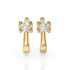 Złote kolczyki z brylantami 0,50ct 102-10013 (4,0) K