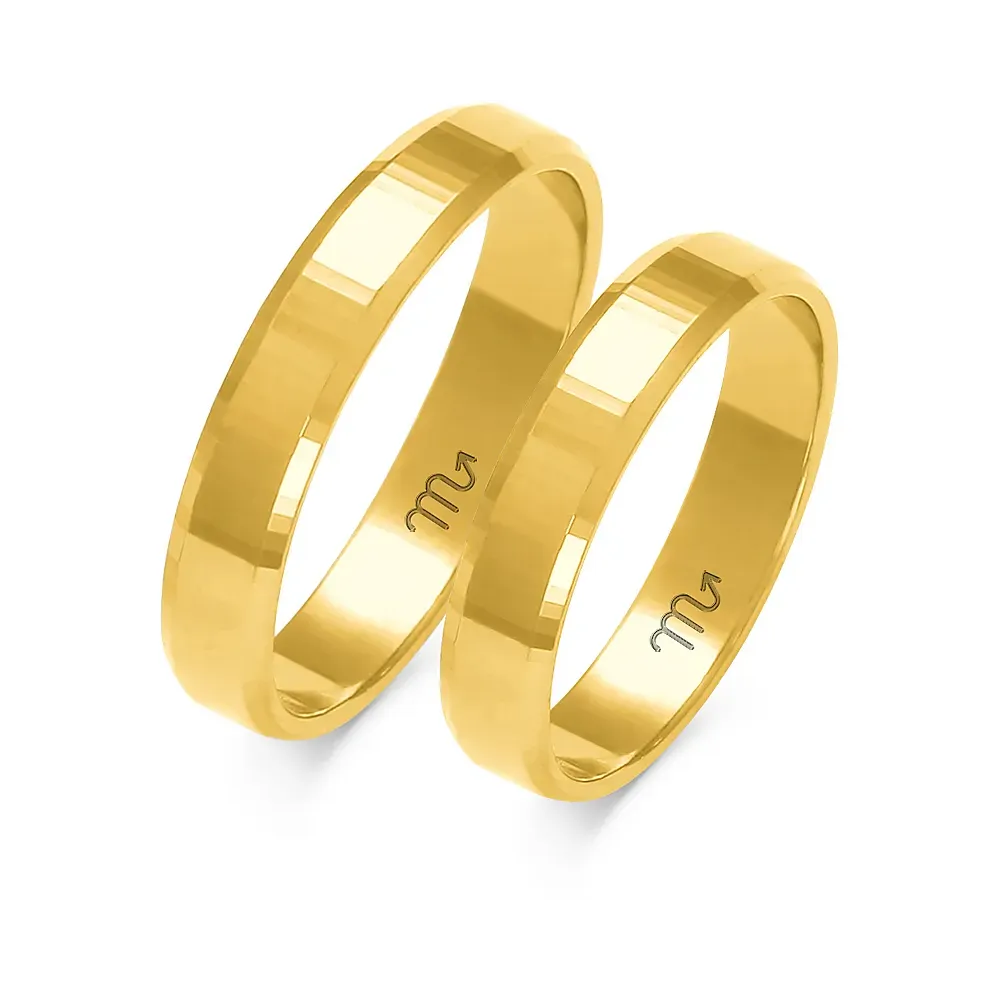 Złote obrączki A-120