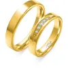 Złote obrączki z brylantami C-106