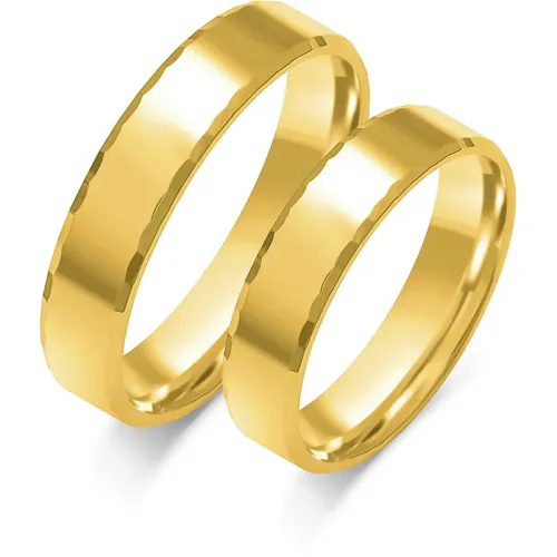 Złote obrączki E-106