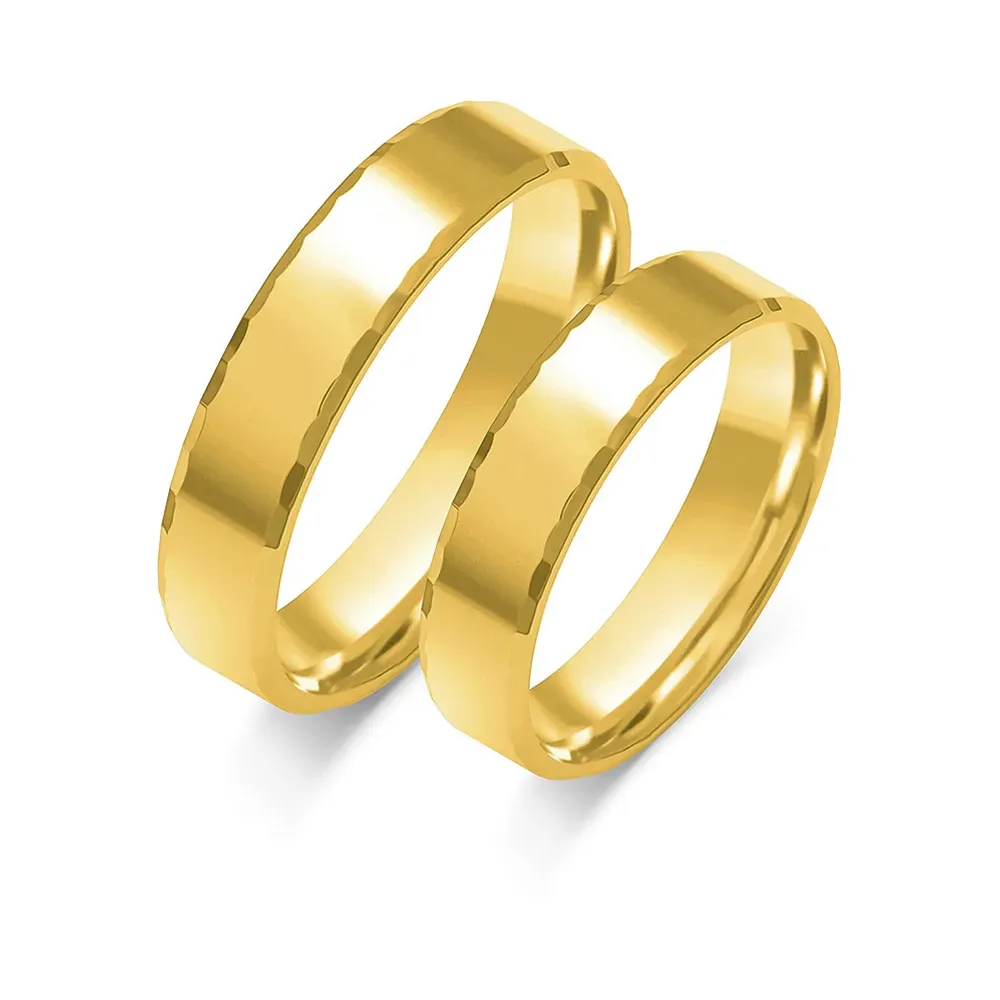 Złote obrączki E-106