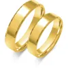 Złote obrączki E-106