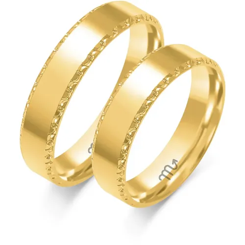Złote obrączki E-110