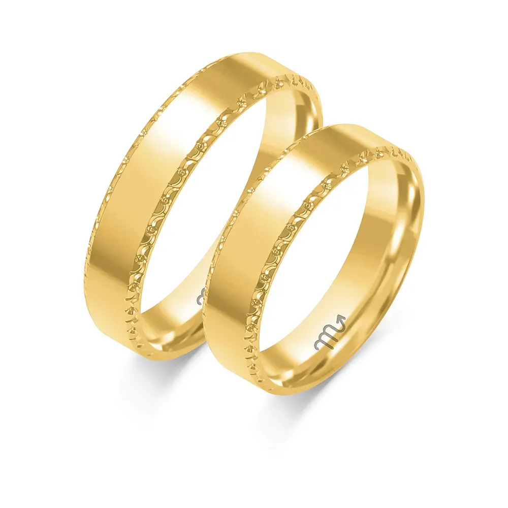Złote obrączki E-110