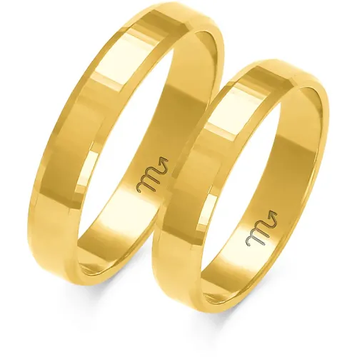 Złote obrączki A-120