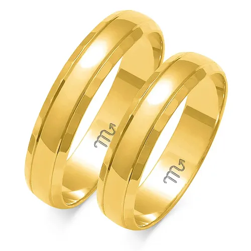 Złote obrączki O-8