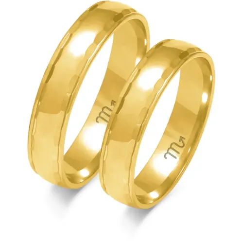 Złote obrączki O-108
