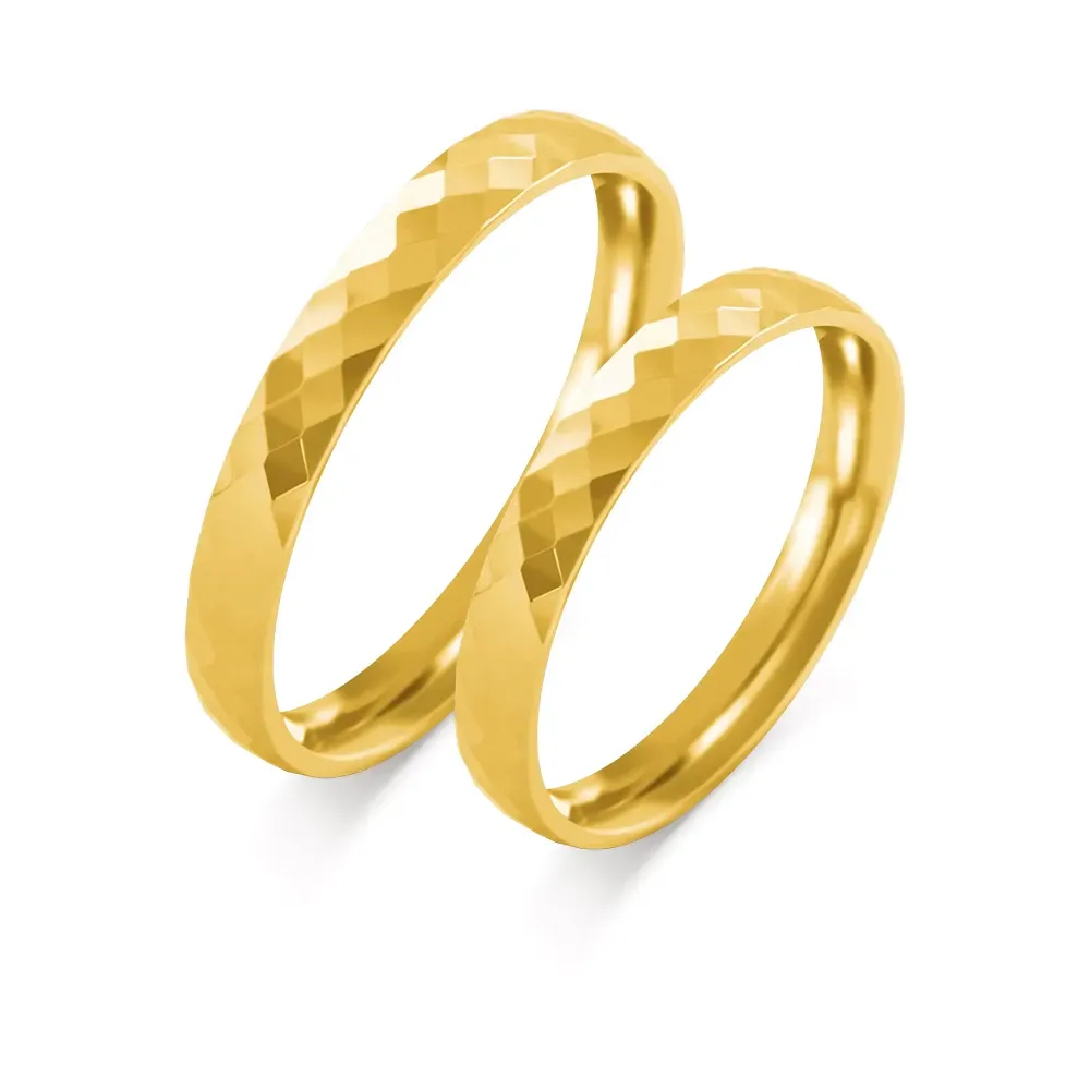 Złote obrączki O-416