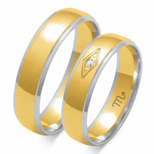 Złote obrączki OE-118