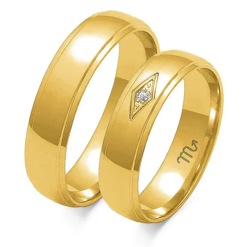 Złote obrączki OE-118