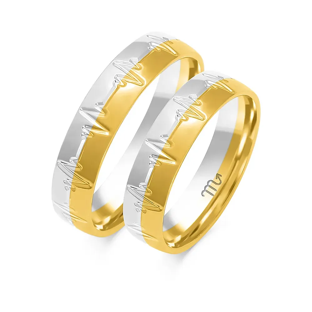 Złote obrączki B-211