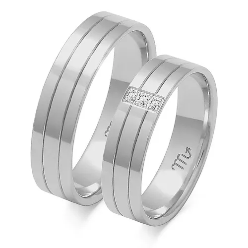 Złote obrączki z brylantami OE-29