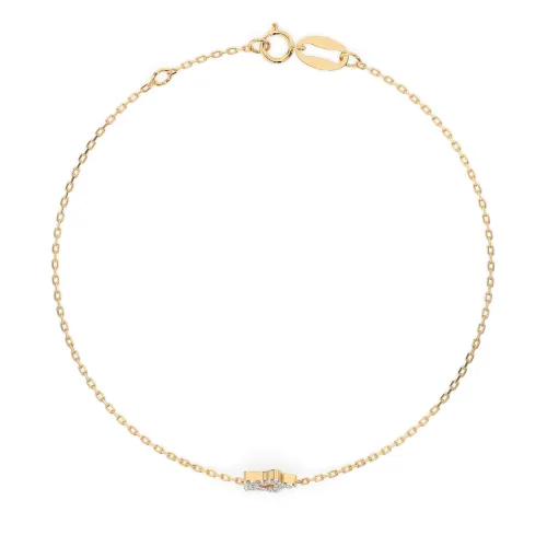 Złota bransoletka z zawieszką gwiazdka 105-10014 K