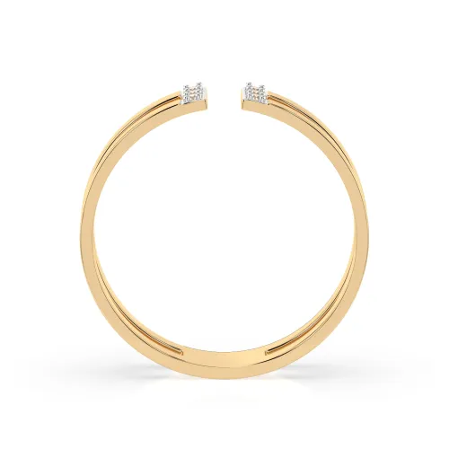 Złoty pierścionek z brylantami 0,06ct 101-10163 K