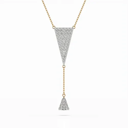 Złoty naszyjnik z brylantami 0,41ct 104-10018/2 K