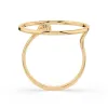 Złoty pierścionek z brylantem 0,03ct 101-10077 K