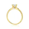 Złoty pierścionek z diamentem laboratoryjnym 0,54ct W0557