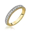 Złoty pierścionek z brylantami 0,25ct W0507