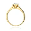 Złoty pierścionek z diamentami 0,17ct W0402