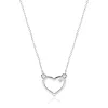 Celebrytka serce z brylantami 0,005ct C-34